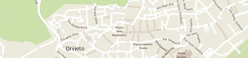 Mappa della impresa gelateria pasqualetti snc di rossi fec a ORVIETO