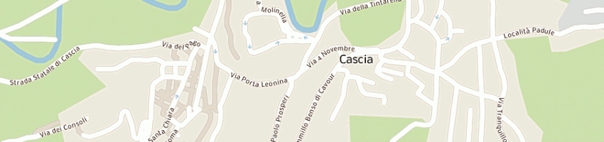 Mappa della impresa cooperativa sociale doc scrl a CASCIA