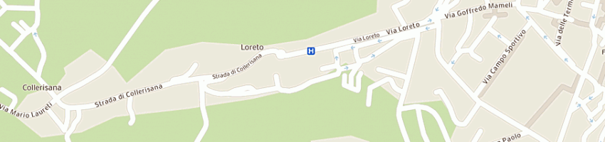 Mappa della impresa futuragest 2 - srl a LORETO