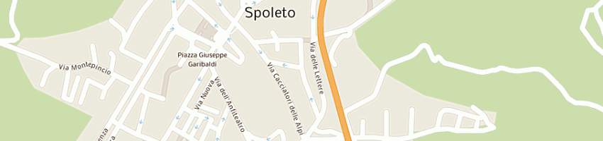 Mappa della impresa comune di spoleto a SPOLETO