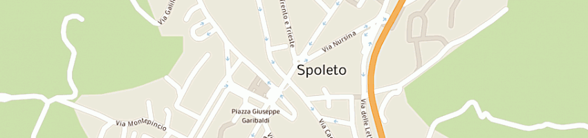 Mappa della impresa testa domenico a SPOLETO