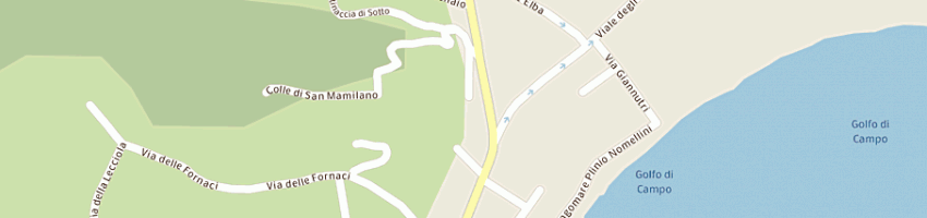 Mappa della impresa poste italiane spa a CAMPO NELL ELBA
