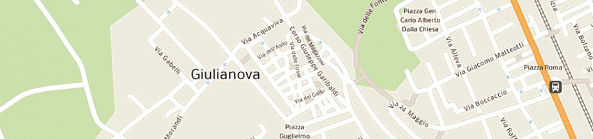 Mappa della impresa ristorante orologio a GIULIANOVA