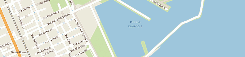 Mappa della impresa hotel riviera srl a GIULIANOVA