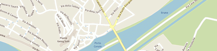 Mappa della impresa alimentari pizzeria il ponte di bacci adele a CASTIGLIONE DELLA PESCAIA