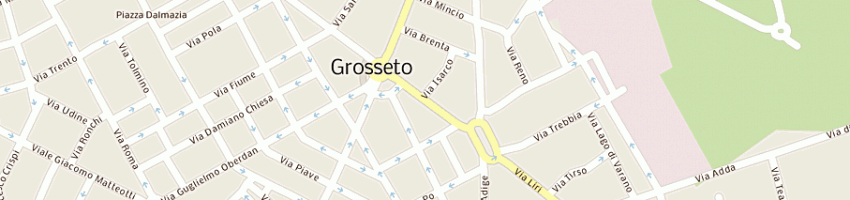 Mappa della impresa strati antonio a GROSSETO