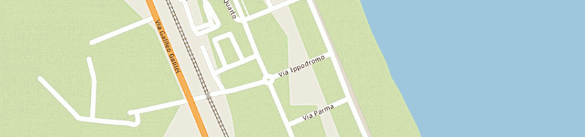 Mappa della impresa bar pizzeria centro sportivo a GIULIANOVA