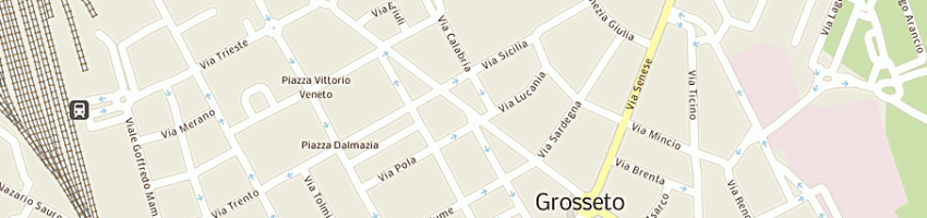 Mappa della impresa sos casa di agostini maurizio a GROSSETO