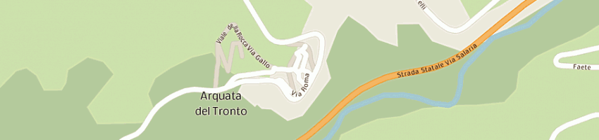 Mappa della impresa poste italiane spa a ARQUATA DEL TRONTO