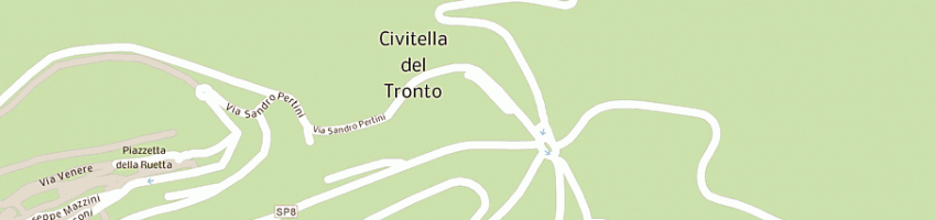 Mappa della impresa maglificio giovannini srl a CIVITELLA DEL TRONTO