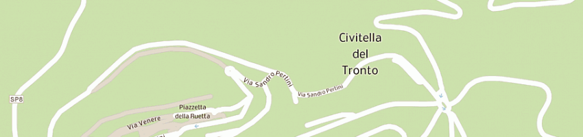 Mappa della impresa cristofori pacifico a CIVITELLA DEL TRONTO