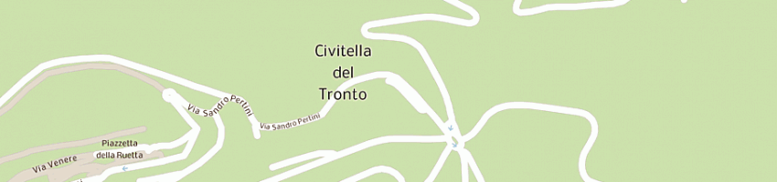 Mappa della impresa bar trattoria la vecchia scuola a CIVITELLA DEL TRONTO