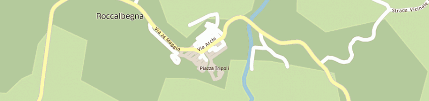 Mappa della impresa poste italiane spa a ROCCALBEGNA