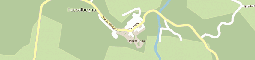 Mappa della impresa poste italiane spa - ufficio postale di roccalbegna a ROCCALBEGNA