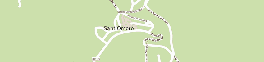 Mappa della impresa comune di sant'omero a SANT OMERO