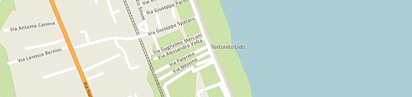 Mappa della impresa marini emidio a TORTORETO