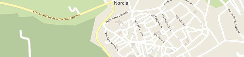 Mappa della impresa montecchiani sandro a NORCIA