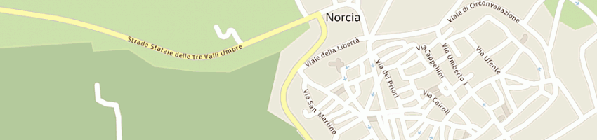 Mappa della impresa trincia enrico a NORCIA