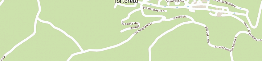 Mappa della impresa di francesco renato a TORTORETO