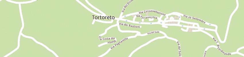 Mappa della impresa carusi pietro a TORTORETO