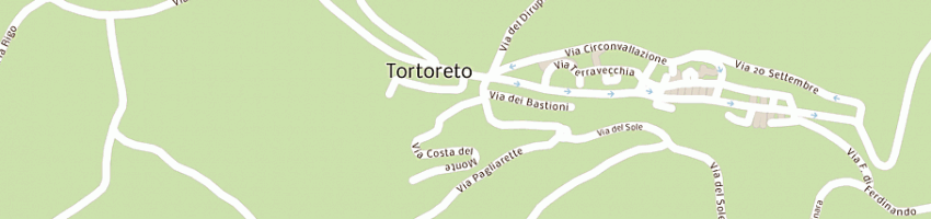 Mappa della impresa faraone infissi srl a TORTORETO