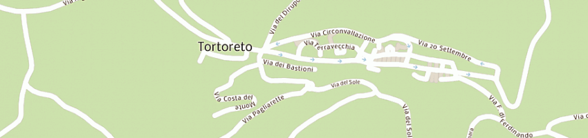 Mappa della impresa parrucchiera magnareli loredana a TORTORETO