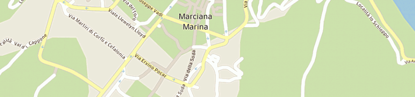 Mappa della impresa ristorante da loris di godi massimo a MARCIANA MARINA
