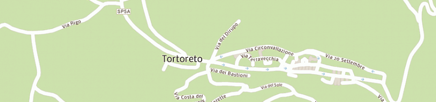 Mappa della impresa candelori berardino a TORTORETO