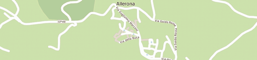 Mappa della impresa dionisi elio e dionisi roberto a ALLERONA