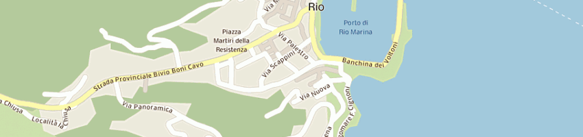 Mappa della impresa panificio giannoni e mercantelli a RIO MARINA