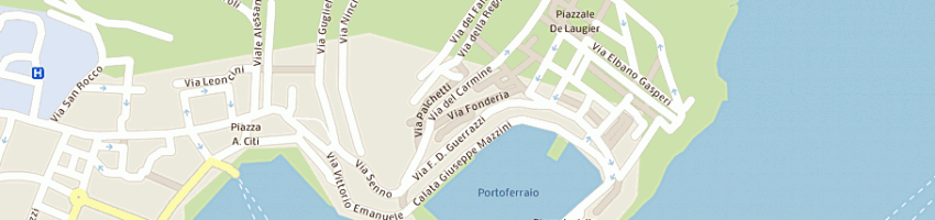 Mappa della impresa camera del lavoro territoriale cgil livorno a PORTOFERRAIO