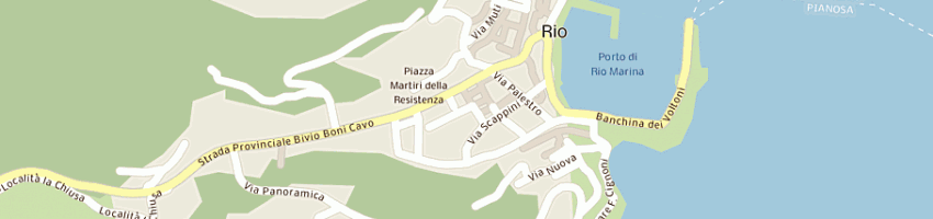 Mappa della impresa ristorante dal moro a RIO MARINA
