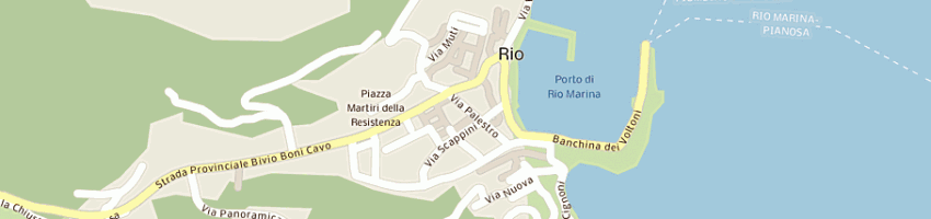 Mappa della impresa dante snc di van den berge chantal e c a RIO MARINA