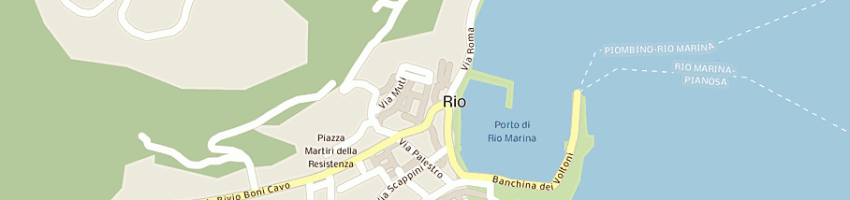 Mappa della impresa ristorante da oreste la strega a RIO MARINA