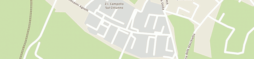 Mappa della impresa carind srl a CAMPELLO SUL CLITUNNO