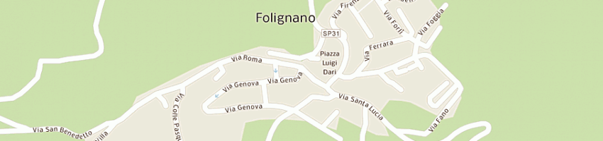 Mappa della impresa farmacia ferretti dr gianpaolo a FOLIGNANO