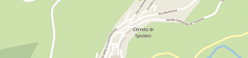 Mappa della impresa carabinieri a CERRETO DI SPOLETO