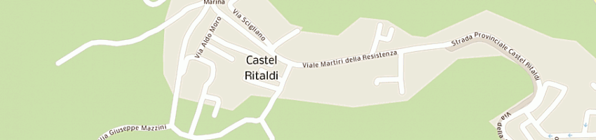 Mappa della impresa ristorante pizzeria panorama a CASTEL RITALDI