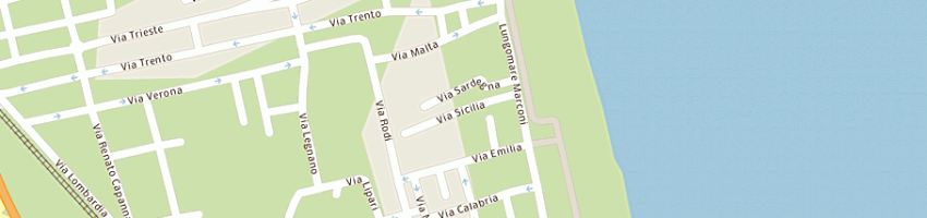 Mappa della impresa athenia immobiliare srl a ALBA ADRIATICA