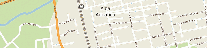 Mappa della impresa staffilani vittorio a ALBA ADRIATICA