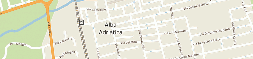 Mappa della impresa di pasquale filippo e pina snc a ALBA ADRIATICA