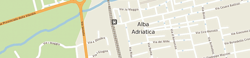 Mappa della impresa aesse4 di di pasquale e migliorati snc a ALBA ADRIATICA