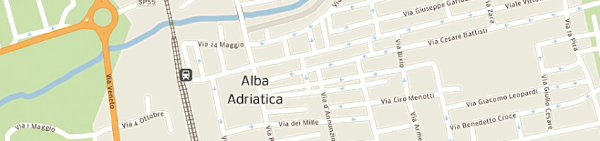 Mappa della impresa municipio di alba adriatica a ALBA ADRIATICA