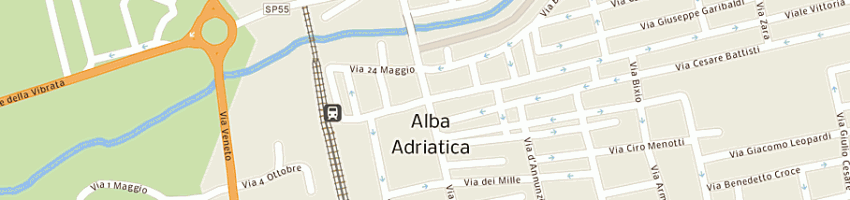 Mappa della impresa cinema aurora a ALBA ADRIATICA