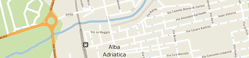 Mappa della impresa poliservice spa a ALBA ADRIATICA