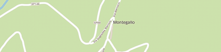 Mappa della impresa municipio a MONTEGALLO
