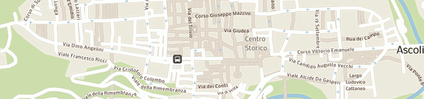 Mappa della impresa coltelleria villi snc a ASCOLI PICENO