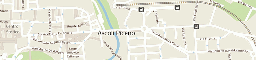 Mappa della impresa falco dr augusto specialista otorinolaringoiatra a ASCOLI PICENO
