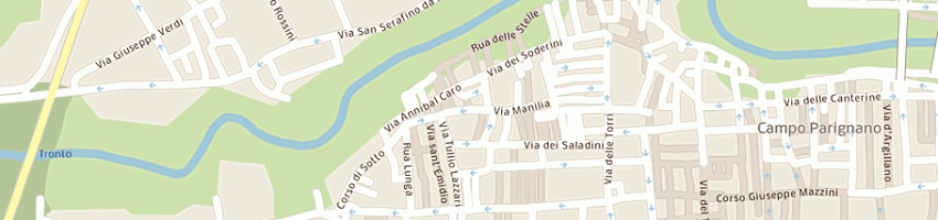 Mappa della impresa vm elettronica di vigiani mauro a ASCOLI PICENO