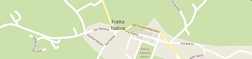 Mappa della impresa scuola elementare a FRATTA TODINA